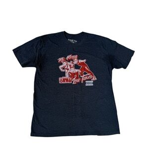 Men's Navy Graphic T-Shirt | Size XL | Mo’ Money Low Taxes